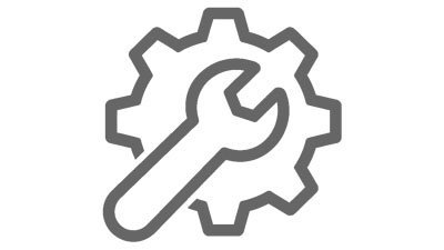 Icon Maschinenreparatur der BSS GmbH Flat-Icon für Maschinenreparatur